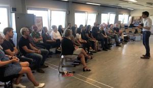 Company communication training at High School het Baken