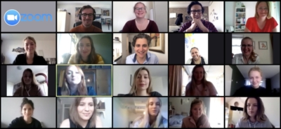 Group public speaking lesson with University of Amsterdam