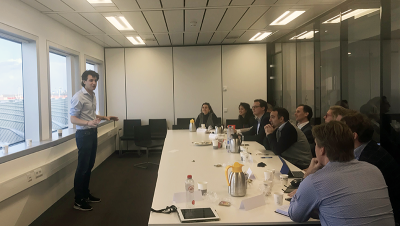 Corporate speech coaching workshop at Schiphol Airport