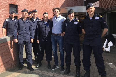 Group speaking skills class at Department of Defense - Navy Seals