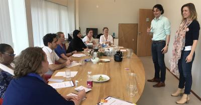 Group presentation skills session with Doras - Debt Assistance