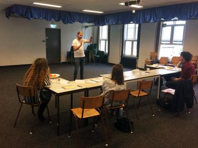 Professional team speaking class for Youth with a Mission