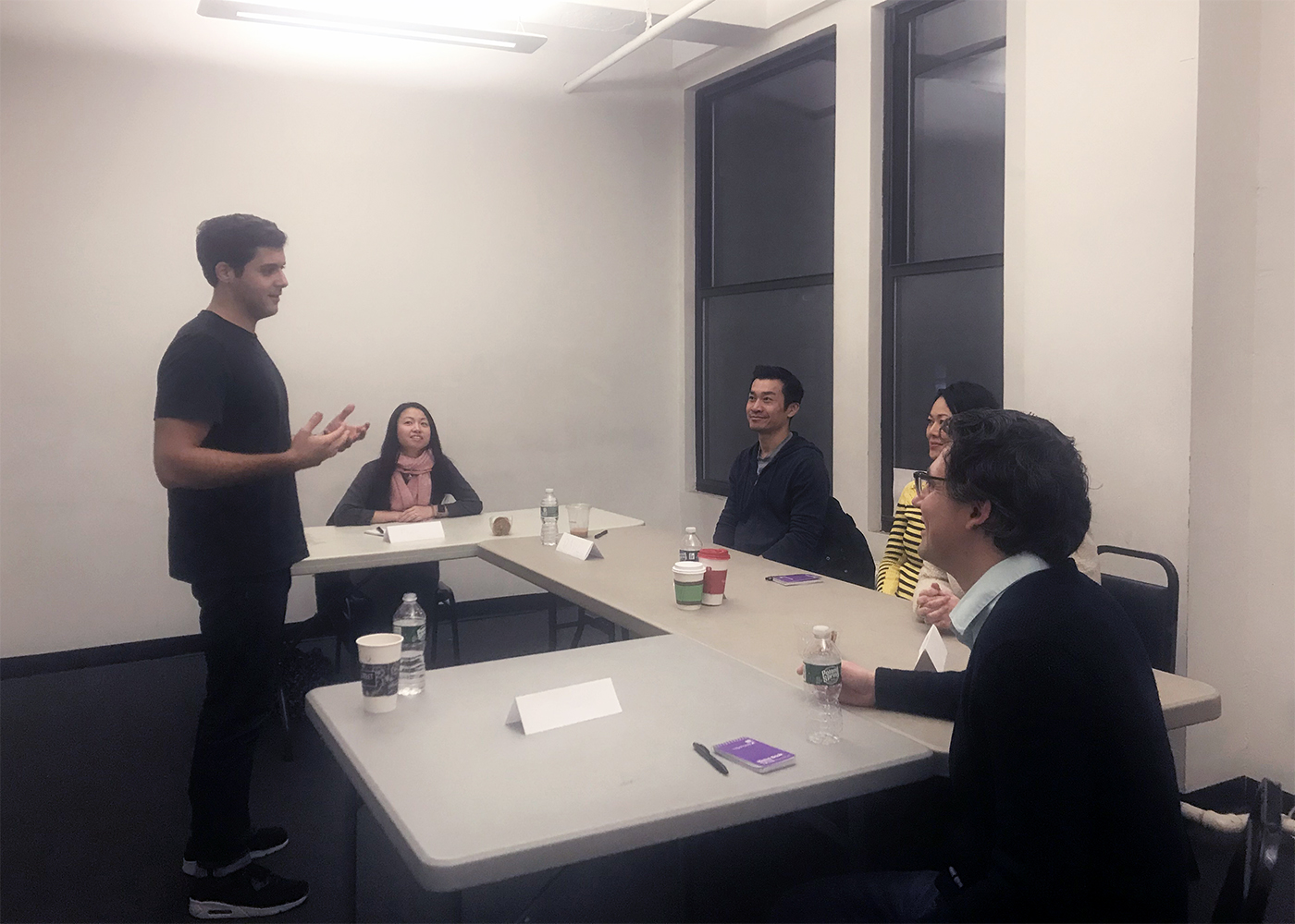 Training class for speaking skills