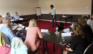 Herman Otten's speaking mastery workshop for Schiphol Airport