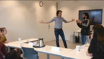 Interactive company presentation class at theUniversity of Applies Science