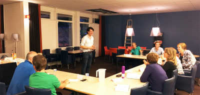 On-site speaking skills training at Agnieten Highschool