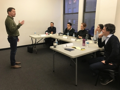 Class for group speaking confidence