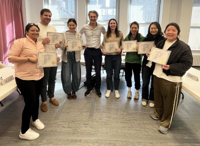 An informative and fun public speaking class with great participants.