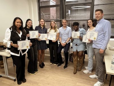 Herman Otten's public speaking open enrollment group class in Manhattan.