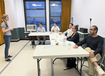 Group session for speech improvement