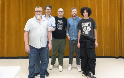 Public speaking class in a group form in New York