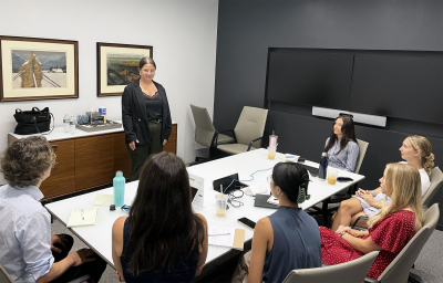 Group presentation skills class for American International Group (AIG)