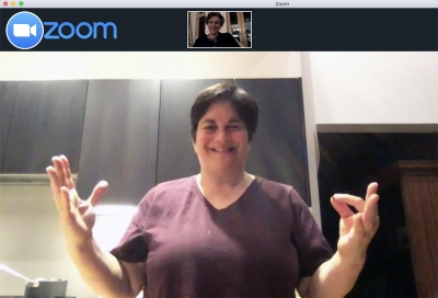 Herman Otten's virtual public speaking coaching session