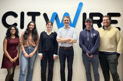 Herman Otten teaching his presentation class at Citywire