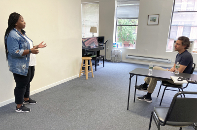 Private live coaching for speaking techniques