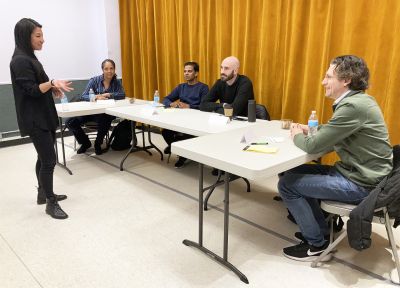 Training for presentation skills practice