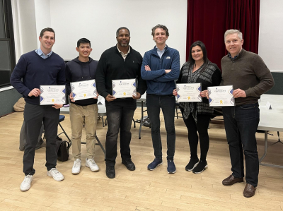 Interactive public speaking training workshop