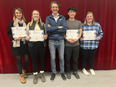 Public speaking training class by Herman Otten