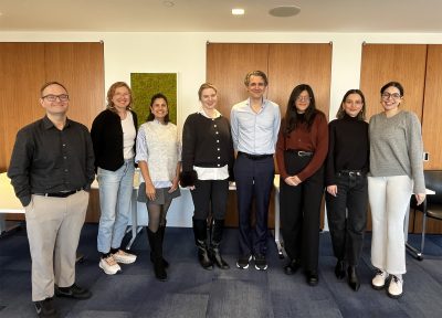 The British Consulate General team at the end of the public speaking training session.