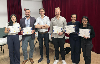 Group training session for speaking skills