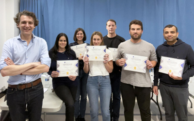 Interactive public speaking coaching session