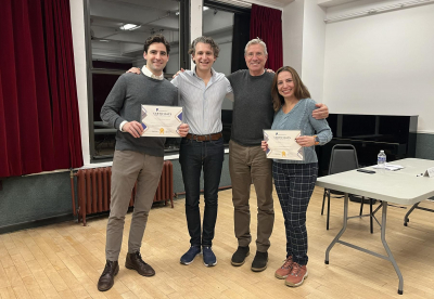 Public speaking workshop with attendees