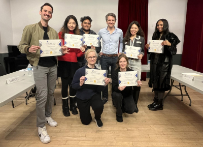 Herman Otten's public speaking class in New York City