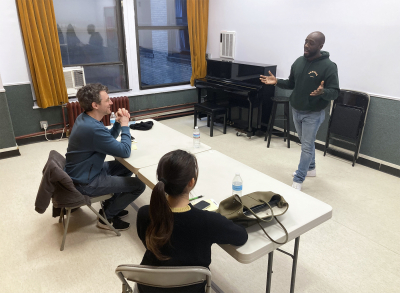 Live public speaking session workshop