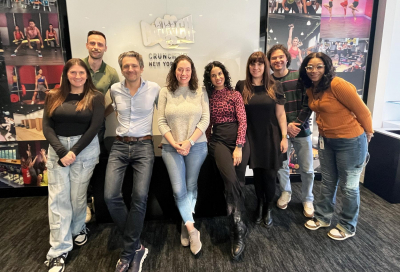 Herman Otten teaching public speaking at Crunch