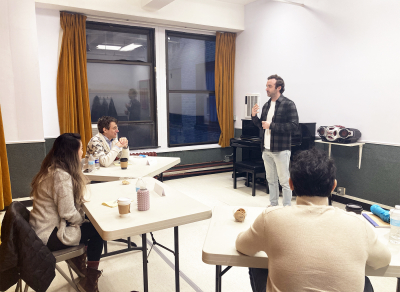 NYC interactive workshop for speech skills