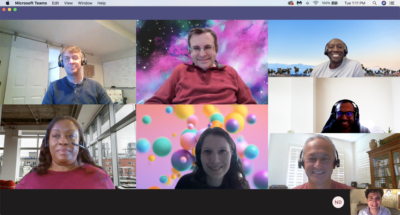 Professional online speaking class at Intel