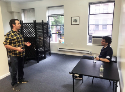 Private in-person public speaking coaching NYC