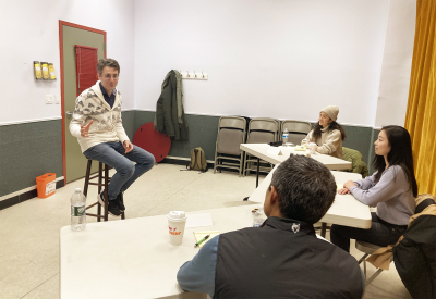 Public speaking class live session