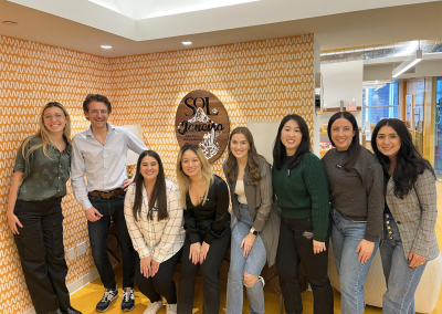 Incompany company presentation lesson at Sol de Janeiro