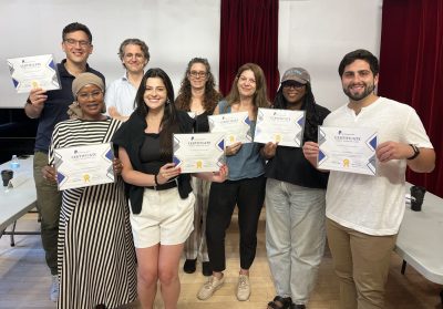Herman Otten's public speaking workshop in Midtown Manhattan.