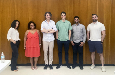 Public speaking class with group