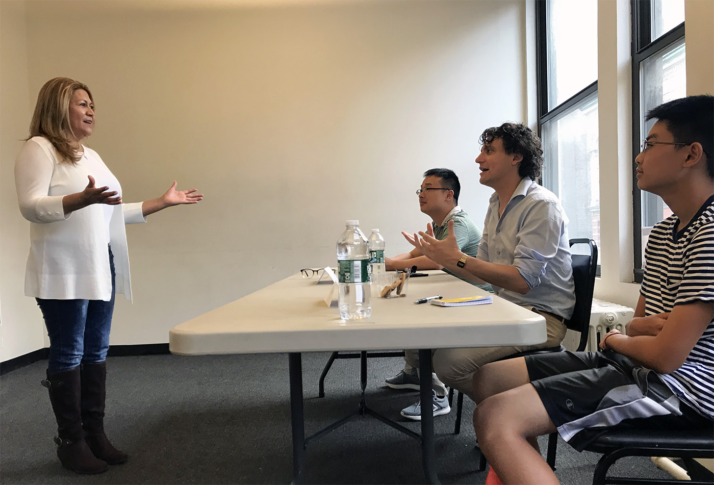 Open enrollment public speaking workshop