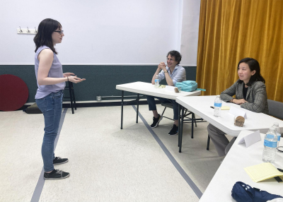 Open enrollment workshop for speaking