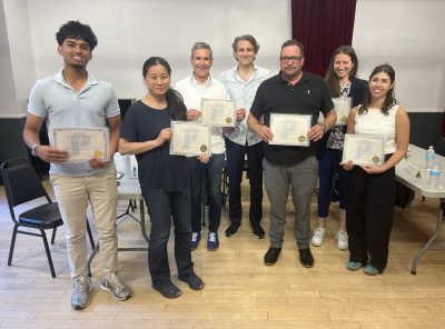 One of Herman Otten's public speaking classes in Midtown Manhattan. 