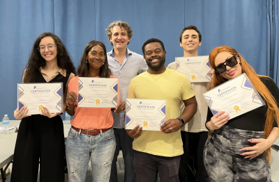 Live public speaking coaching group in New York