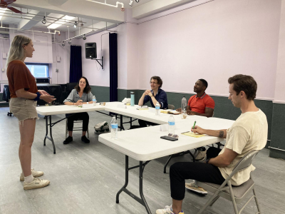 Public speaking workshop live session