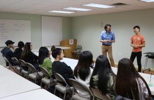 Public speaking skills session at Korean Youth Foundation