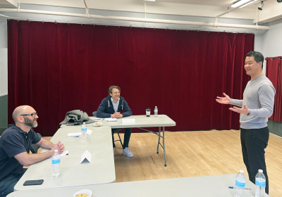 Public speaking practice for attendees