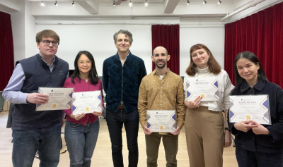 Training for group presentation skills