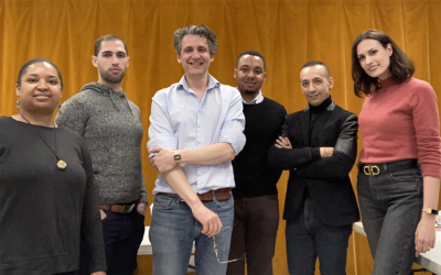 Public speaking training interactive group