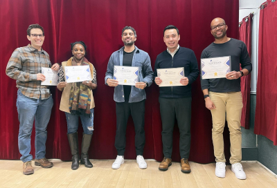 Group coaching for presentation skills