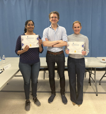 Live class for public speaking.