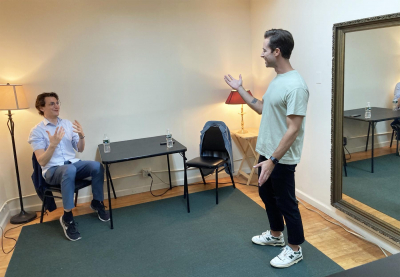 In-person NYC private public speaking guidance