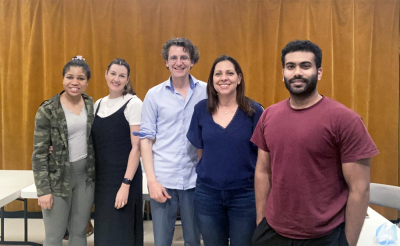 Interactive public speaking training group