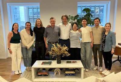 Dstillery team during Herman Otten's public speaking class